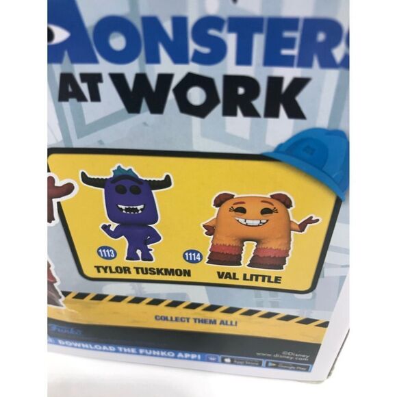 Funko Pop Disney Monsters at work Val Little 1114 vinyl‎ figure new box damage - Picture 7 of 14